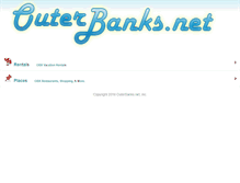 Tablet Screenshot of outerbanks.net